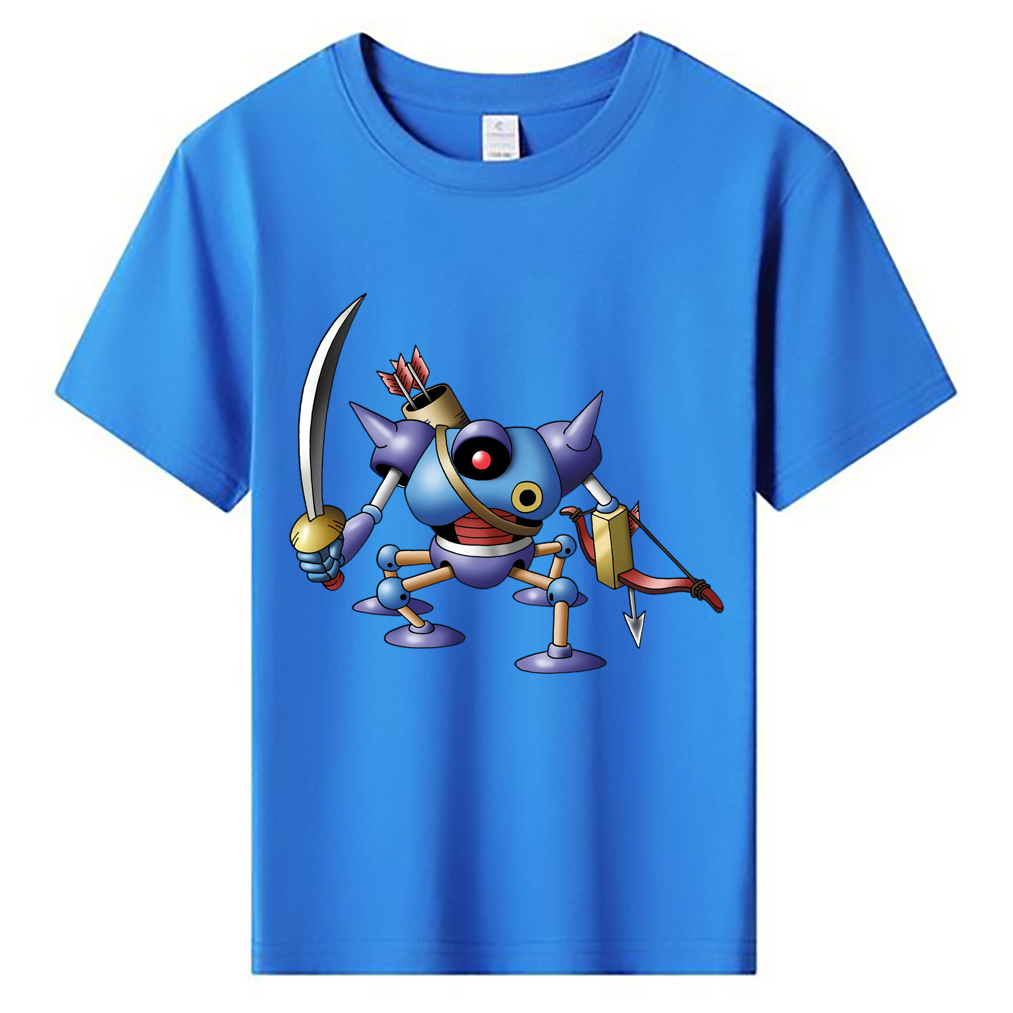 （画像用） ドラゴンクエスト Doragon Kuesuto Dragon Quest 綿100％キッズTシャツ（フロントプリント）
